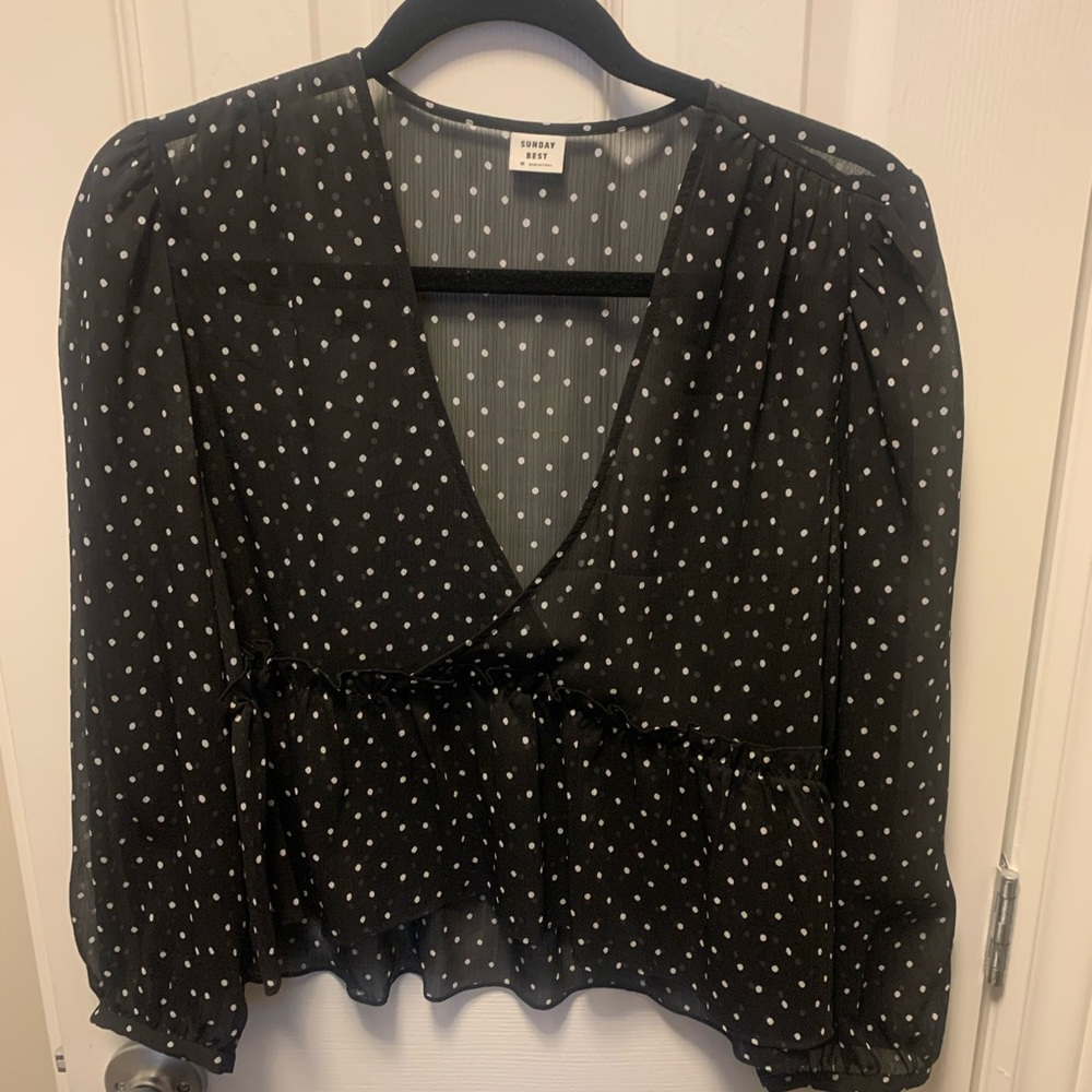 Sunday Best Sheer Blouse